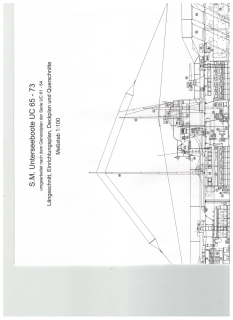 Peter Günter Huff; S.M. U-Kreuzer "U 139" Baupläne 1:75 und Zugaben (1 St.)